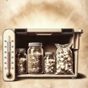 illustration d'une boîte d'incubation pour la culture des champignons