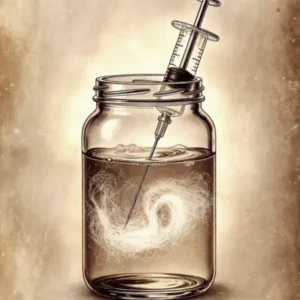 illustration de la culture liquide de mycélium