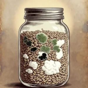 illustration d'un substrat qui est contaminé par divers contaminations