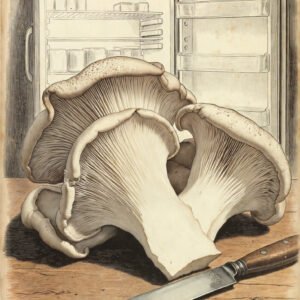 illustration congeler les champignons