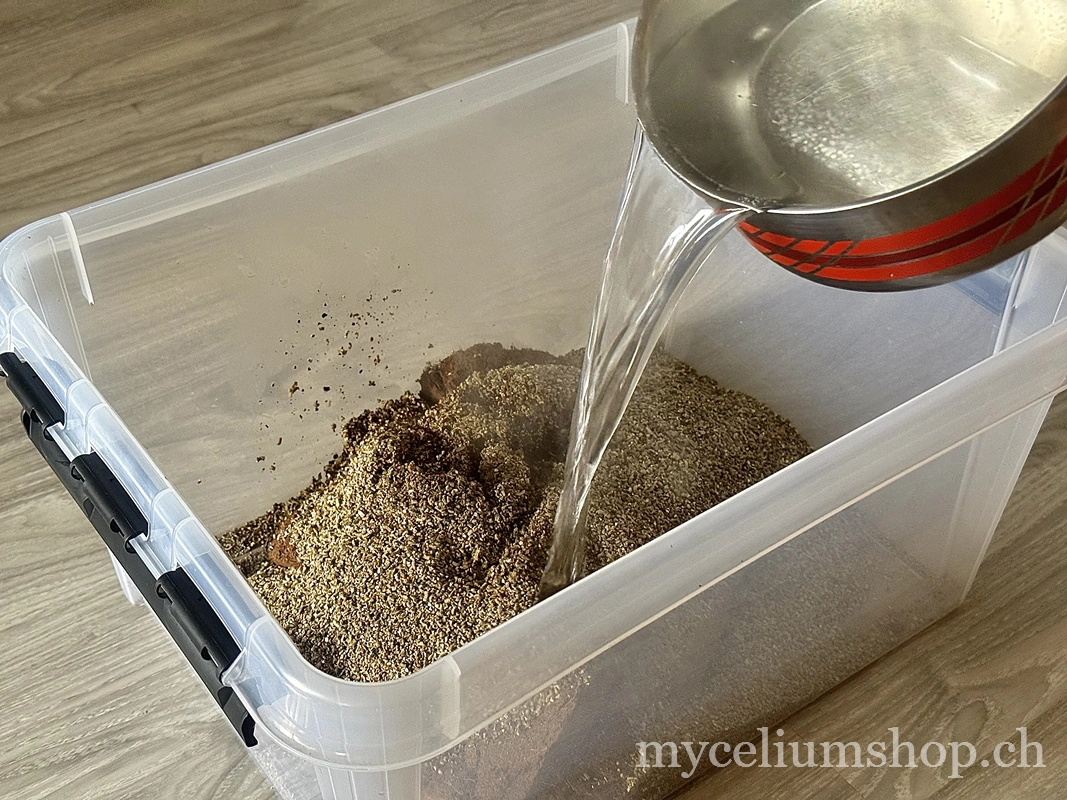 recette substrat CVG coco vermiculite gypse monotub champignons maison